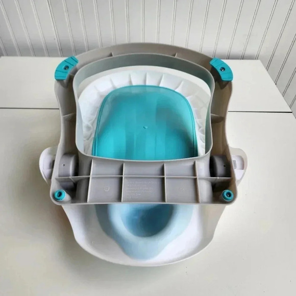 Summer Clean Rinse Baby Bather Bath Tub Infant Support Bathtime Newborn Aqua - Picture 6 of 16